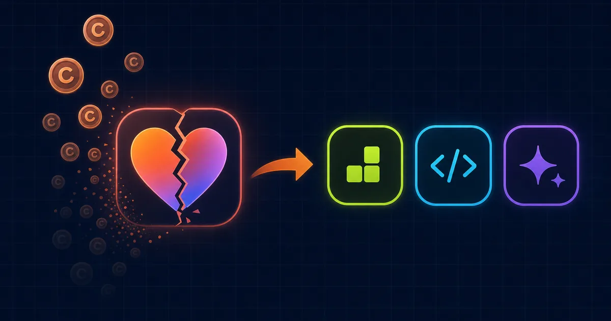 App builder icons compared as lovable alternative options for developers