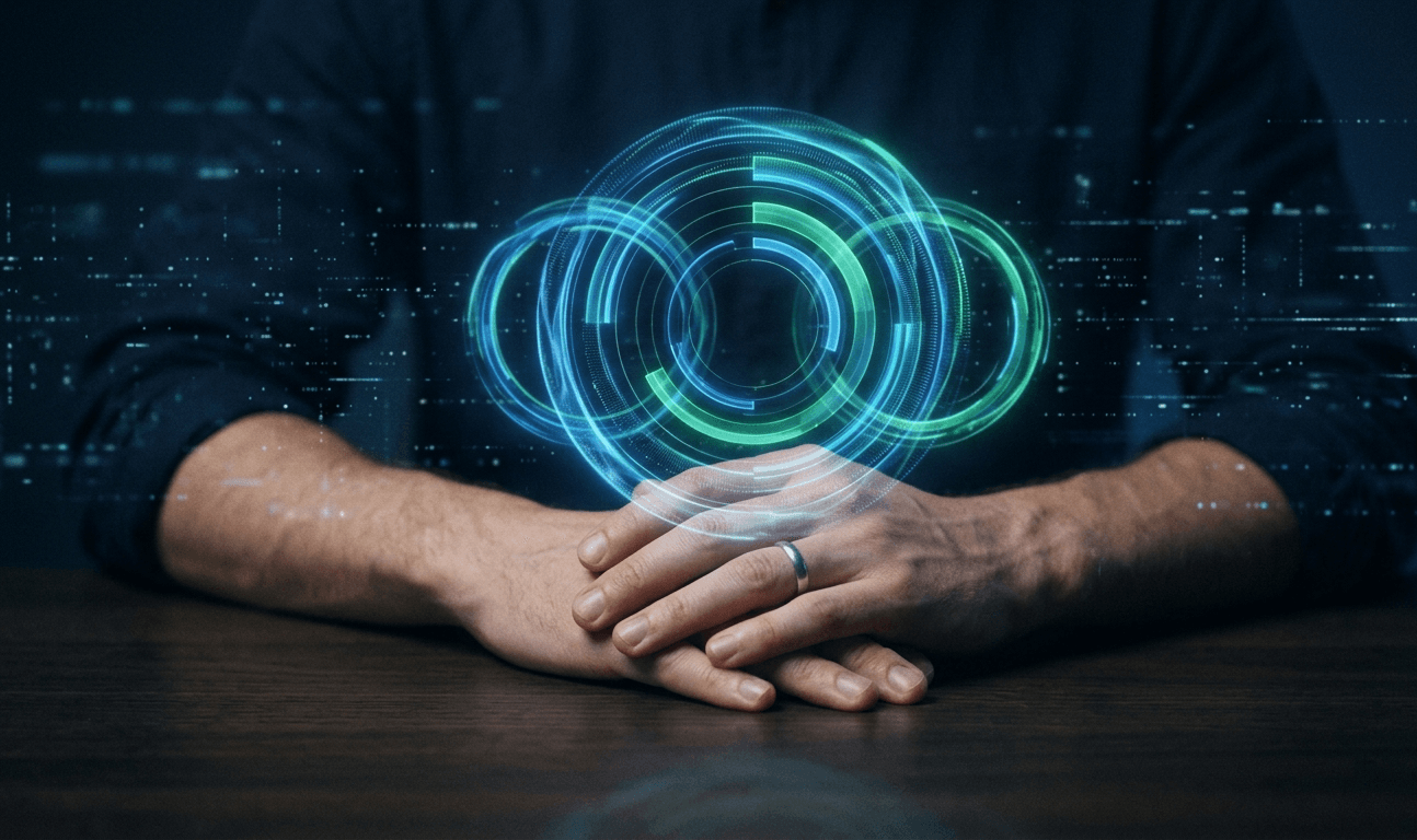AI investment portfolio planning tools 2026 - holographic portfolio allocation visualization showing automated rebalancing and tax-loss harvesting for multi-account investors