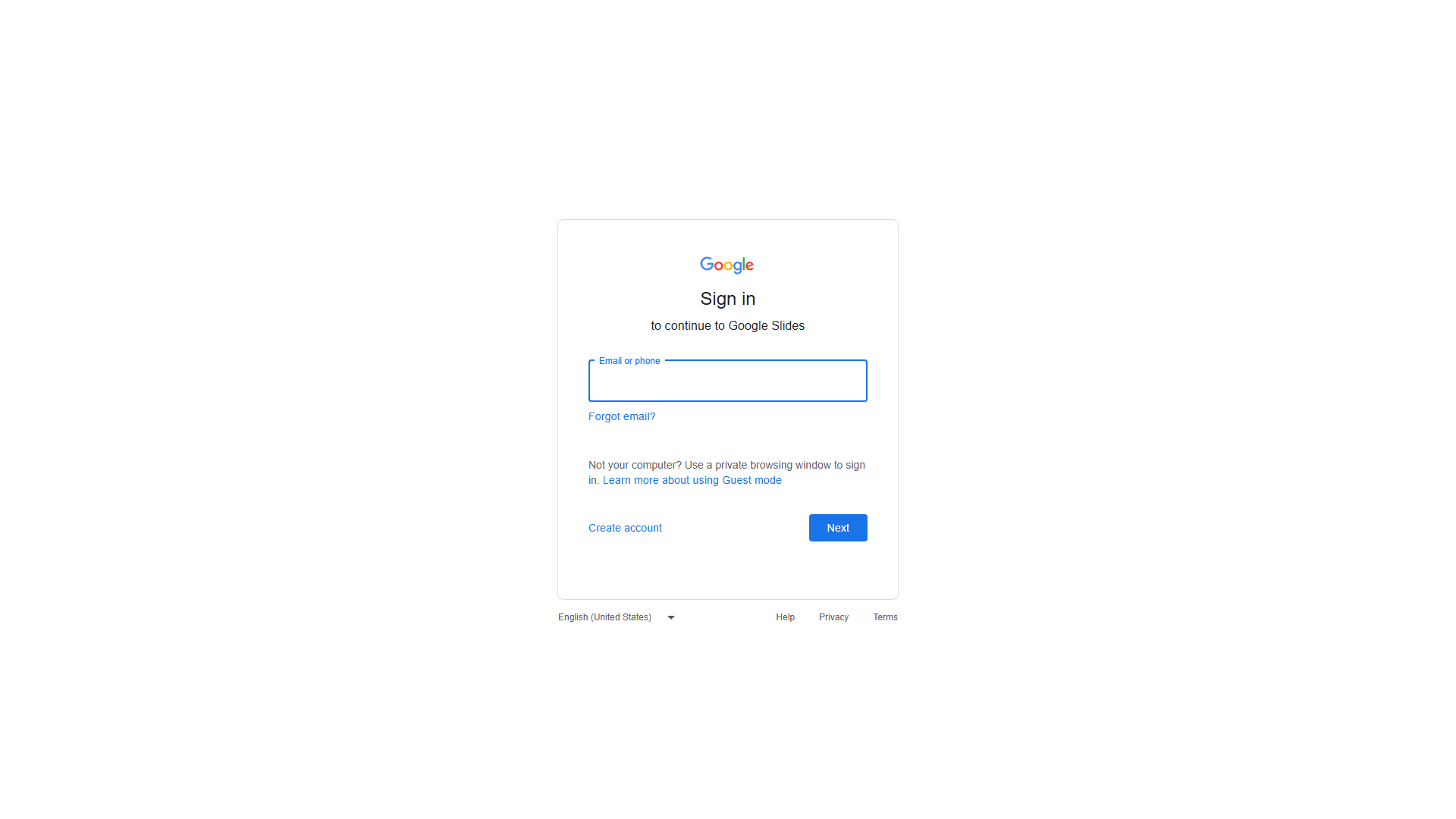 Google Slides logo